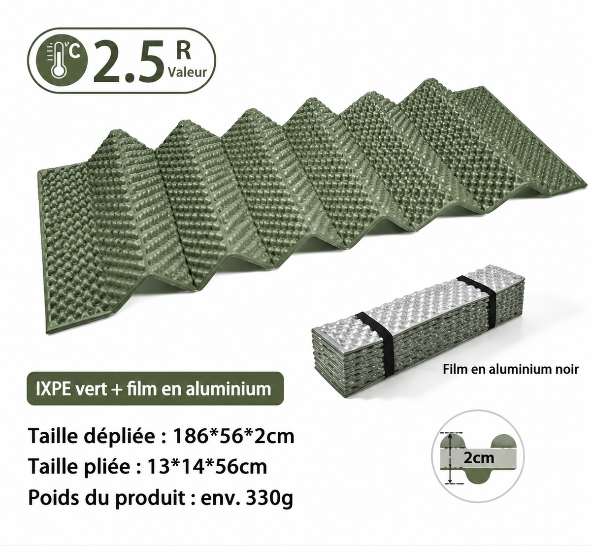 TRACE Ridgefoam mousse IXPE