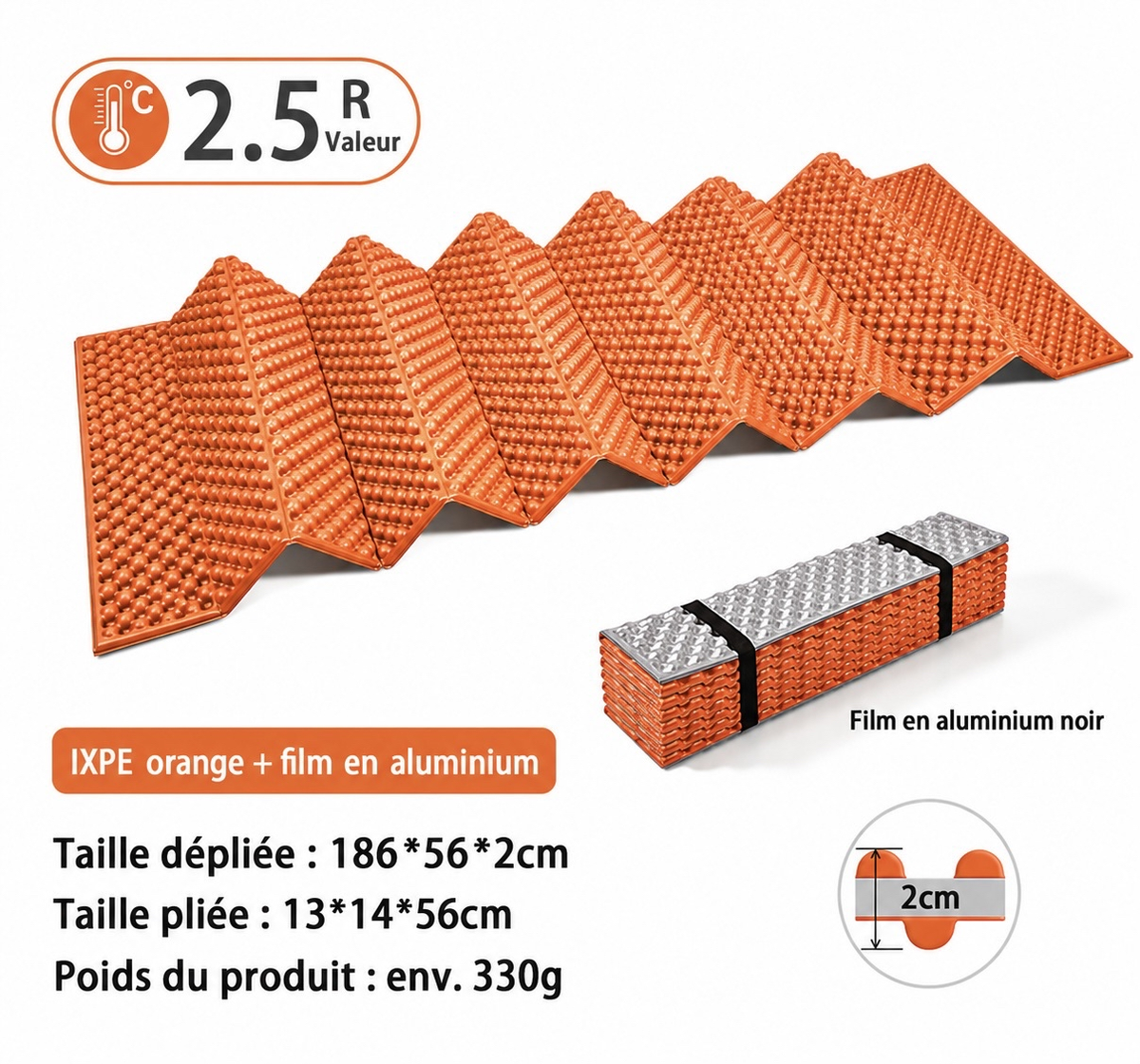TRACE Ridgefoam mousse IXPE