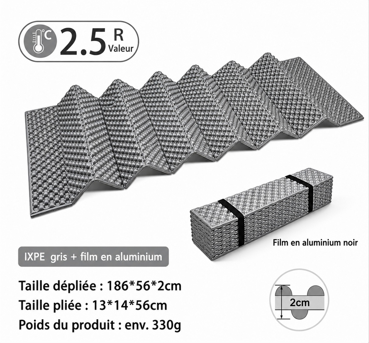 TRACE Ridgefoam mousse IXPE