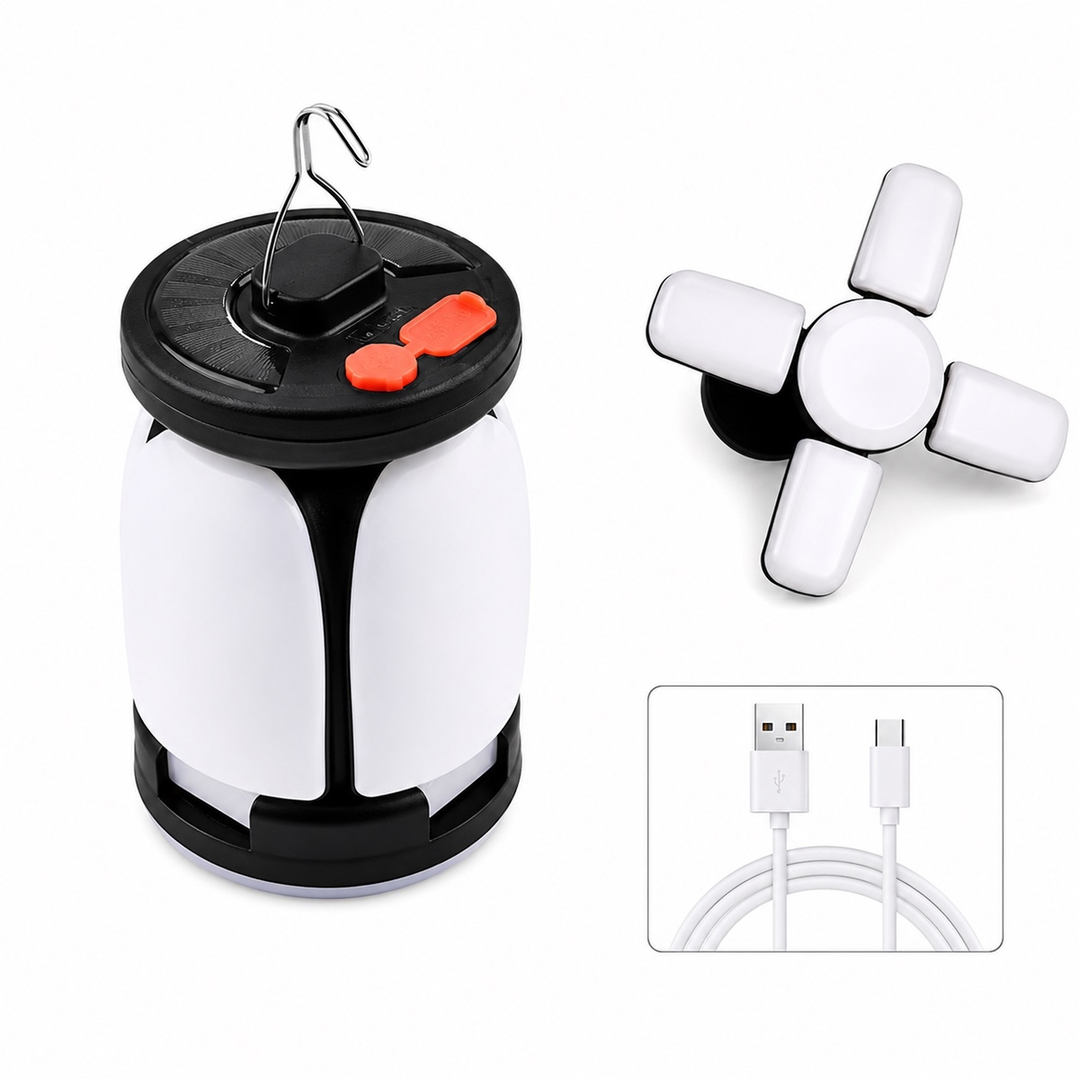 TRACE Beacon Camp — Lanterne de camping rechargeable solaire & USB