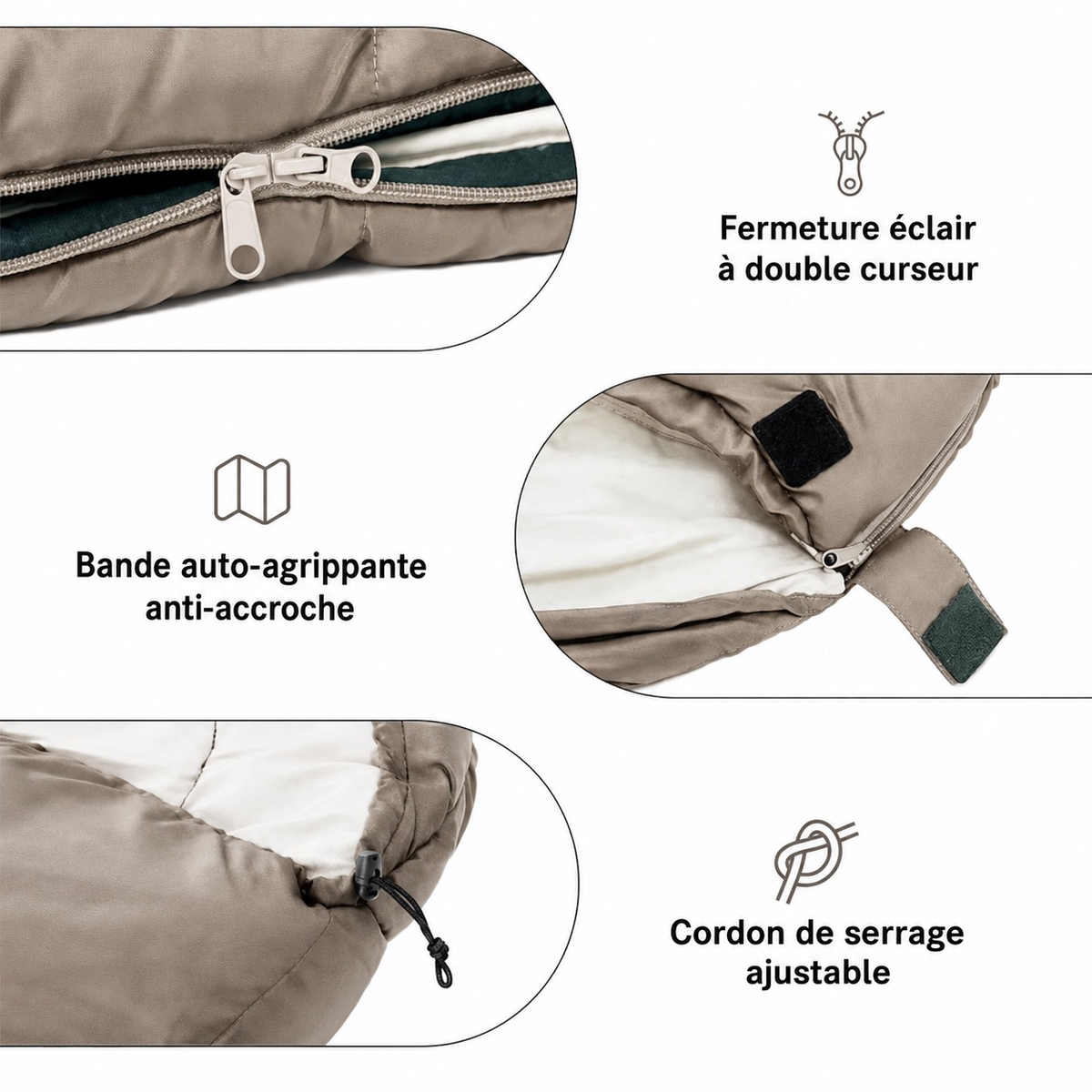 TRACE Nomad MJ600 — Sac de couchage ultraléger