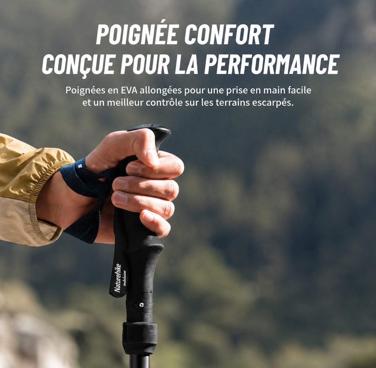 TRACE Traverse Lite — Bâtons de randonnée pliables